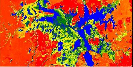 Google Earth Engine 应用案例2-水体频率可视化